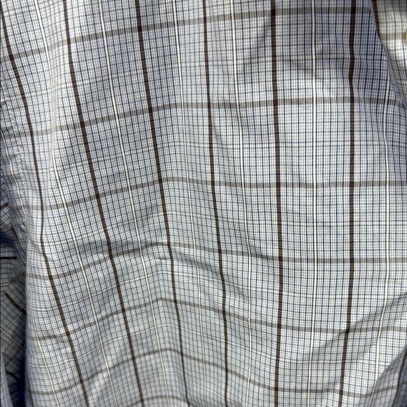 Hugo Boss Men's Blue Plaid Button Down Shirt - Picture 3 of 3